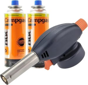 Maçarico Culinário Portátil Profissional Gourmet + 2 REFIS
