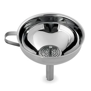 Funil Com Peneira Coador Aço Inox 15cm Profissional Coquetel 6240 Kehome