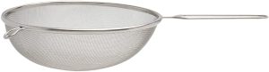 Mimo Style, Peneira em Aço Inox com Suporte para Acomodação em Panelas e Travessas — 21 cm