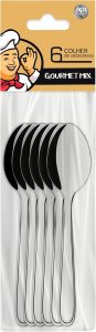 Colher de Sobremesa 6 Peças Ogma Aço Inox Gourmet Mix
