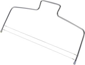 Cortador Fatiador De Bolo Nivelador Ajustável Inox – 02 Fios