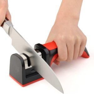 Amolador Afiador De Facas 3 Afiações Linha Profissional Sq