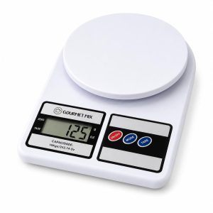 Balança Digital de Cozinha 10Kg Alta Precisão 1g LCD Grande com Função Tara Compacta para Receitas Dieta Delivery Artesanato e Laboratório