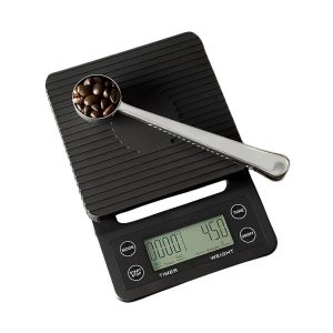 Balança Digital De Alta Precisão Para Café E Infusões Até 5kg Barista Temporizador