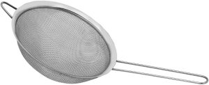 Tuut, Linha Inox, Peneira Média com Ponteira de Suporte, 16cm