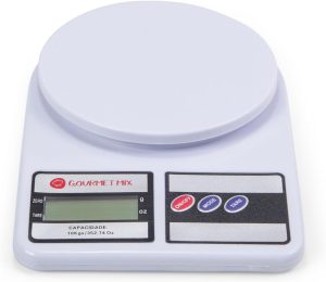 Balança de Cozinha Digital de Precisão até 10Kg Compacta para Receitas Doces e Salgadas, artesanato, delivery e laboratórios