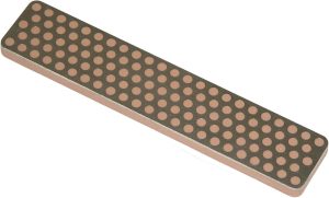 Amolador de facas DMT A4EE e pedra de amolar de diamante para uso com alinhador, 10 cm, extrafino