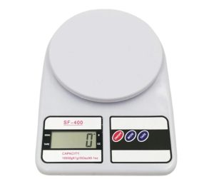 SF-400 Balança Digital de Cozinha Precisão 1g Capacidade 10kg Display LCD Função Tara Para Receitas e Culinária