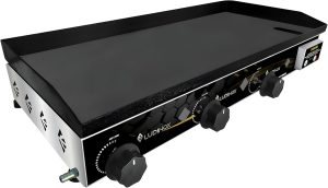 Chapeira De Lanches Semi Profissional 3mm em inox À Gás Com Coletor 70×30 Premium