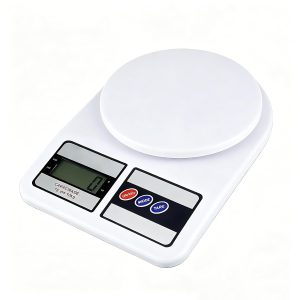 Hanabi Balança Cozinha Com Tara Precisão Portátil Tela Cristal Líquido | 1 Grama 5kg Bateria AA Alta Precisão Base Antiderrapante