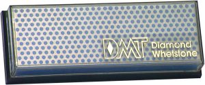 DMT (Diamond Machining Technology) Pedra de amolar de diamante de 15 cm com caixa de plástico – grossa, W6CP