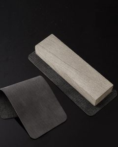 Almofada de pedra de amolar antiderrapante, tapete antiderrapante flexível para proteger pedra de amolar e afiador de facas para uso doméstico