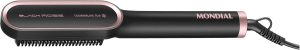 MONDIAL Escova Alisadora Black Rose, Preto/Rose, Bivolt – EA-07