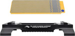 DMT (Diamond Machining Technology) Diamond Machining Technology (Dmt) 8′ Duosharp Pedra De Amolar Diamante Dupla Face Bench Pedra Amolador De Grão Fino/Grosso Com Base (Wm8Fc-Wb)