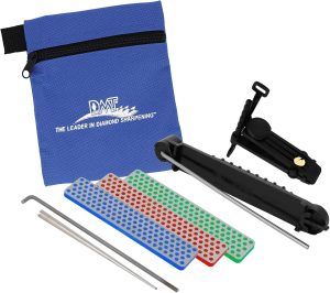 DMT (Diamond Machining Technology) Kit Alinhador Dmt Adeluxe Deluxe 3 Pedras De Amolar/1 Amolador Serrilhado
