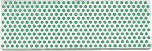Diamond Machining Technology (DMT), pedra de amolar de diamante de 15 cm, afiador de grão extrafino com caixa de plástico (W6EP), verde