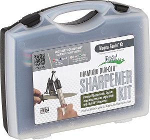 Kit de pedras de amolar Diamond Machining Technology (DMT) MAGKIT-4 Diafold, pacote com 2 pedras